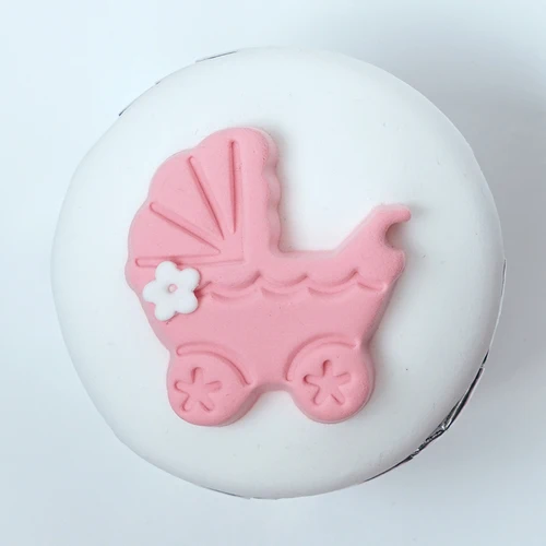 Творческая глина розовый моделирование для кексов, помадки поддельные торт плесень выпечки фотографии реквизит украшения дома рождественские украшения - Цвет: G