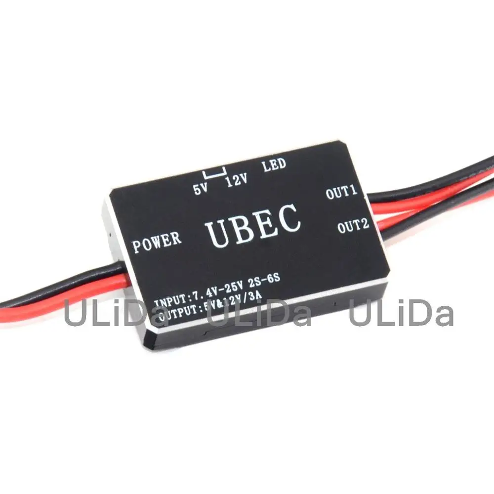 Аксессуары для дрона DIY 3A 5V 12V модуль UBEC модуль регулятора напряжения DC 5V 12V для радиоуправляемого дрона FPV гоночный мультироторный Квадрокоптер