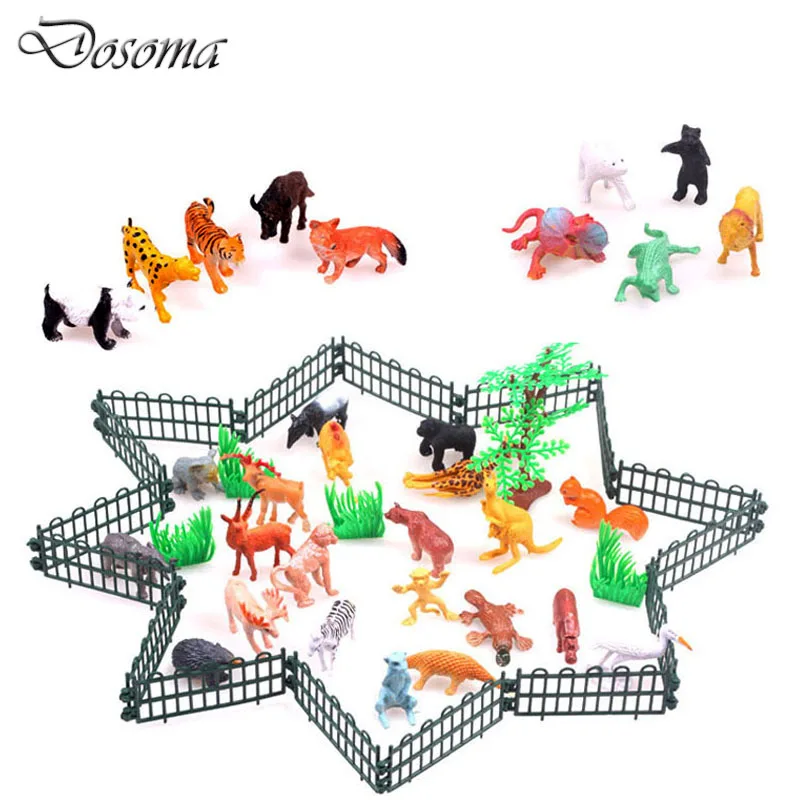 Novelty Small Animals Simulation Zoo Simulation Model Toys Plastic Mini