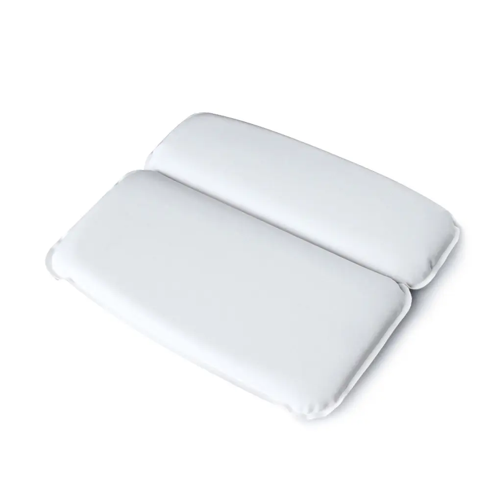 

1Pcs Spa Bath Pillow Bath Cushion Powerful Suction Cups Extra Soft 2-Panel Design for Shoulder Neck Support Fits Any Size Tub