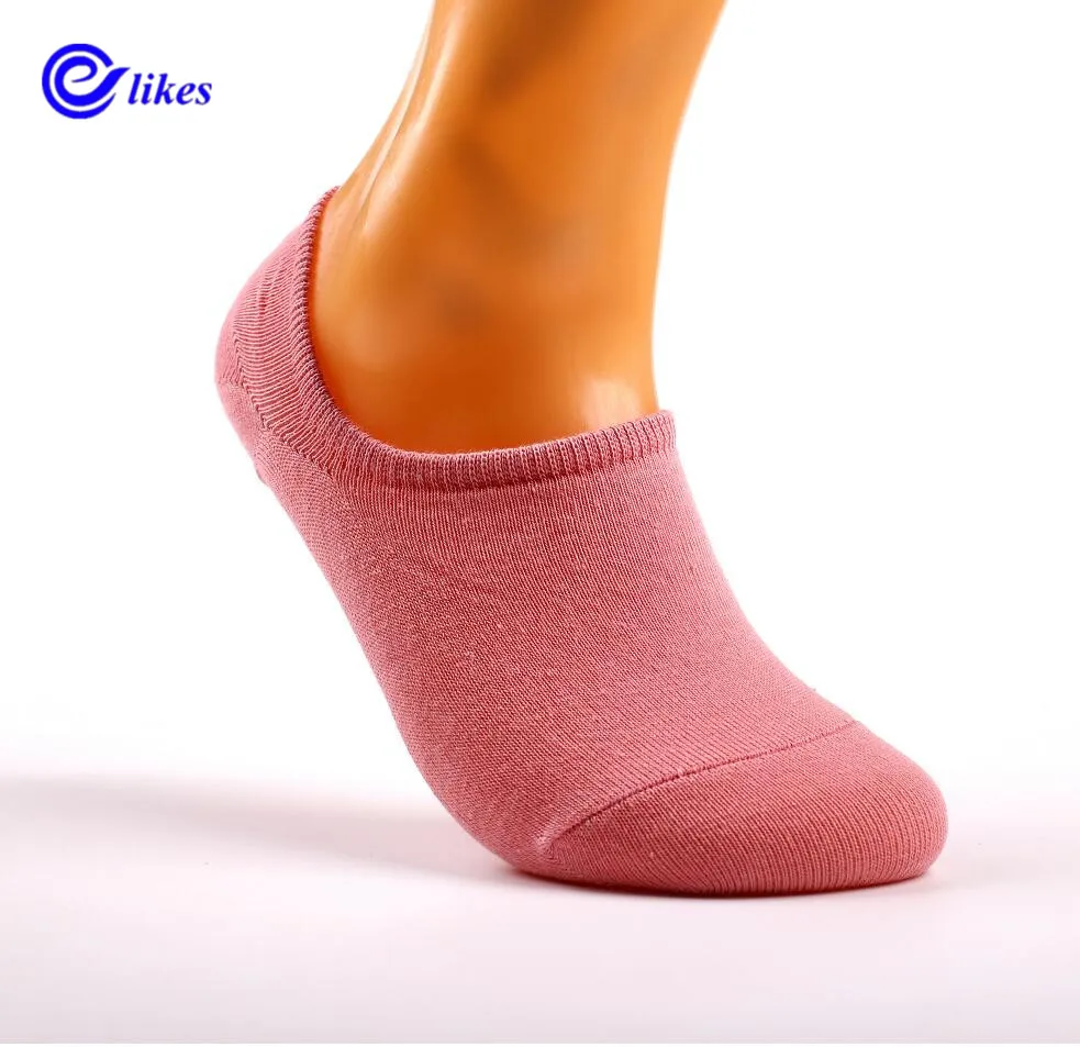 

3Pairs NEW Ms summer ankle socks women candy color silicone antiskid invisible socks Cotton socks