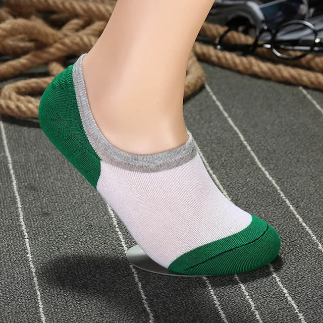 Urgot 6pairs Men Soft Invisible Socks Low Cut Casual Cotton Loafer Boat