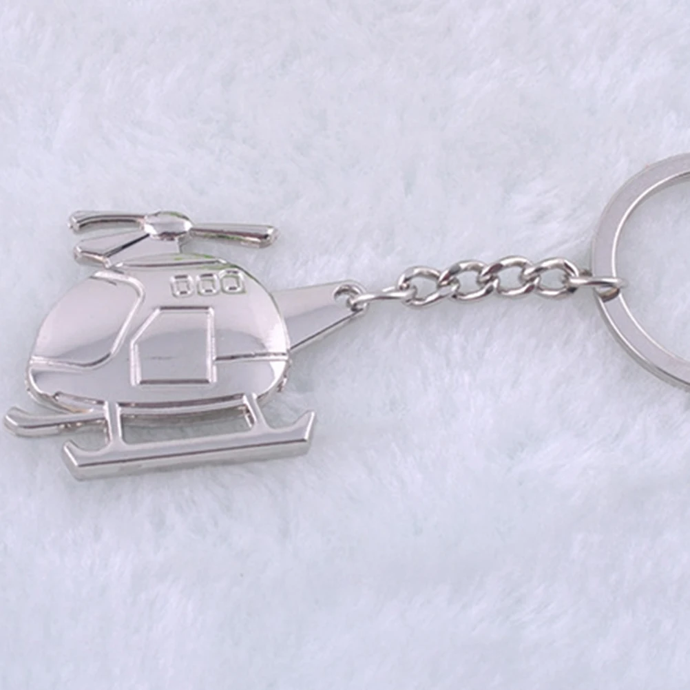 

Helicopter Keychain Plane Model Keychain Airplane Fight Plane Key Ring Metal Airplane Keychains