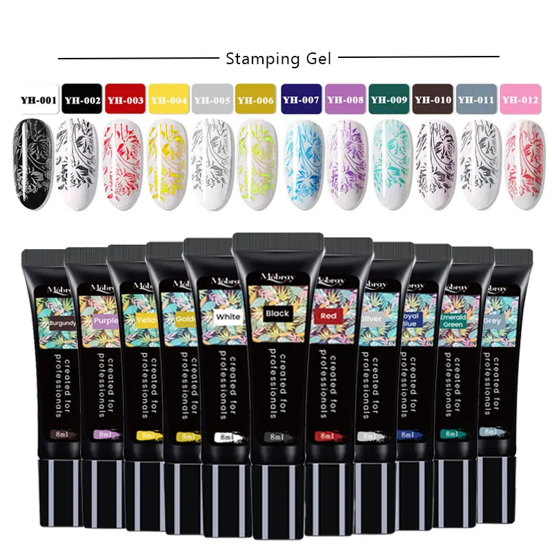 8 ml estampado de uñas Gel esmalte estampado placas Semi permanente Led híbrido barniz DIY estampado UV Gel esmalte pintura UV gel 8 ml estampado de uñas Gel esmalte estampado placas Semi permanente Led híbrido barniz DIY estampado UV Gel esmalte pintura UV gel