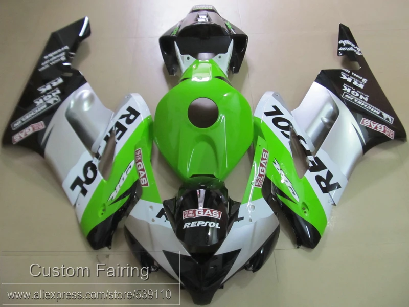 Комплект обтекателей для литья под давлением CBR1000RR 2004 2005 комплект зеленого