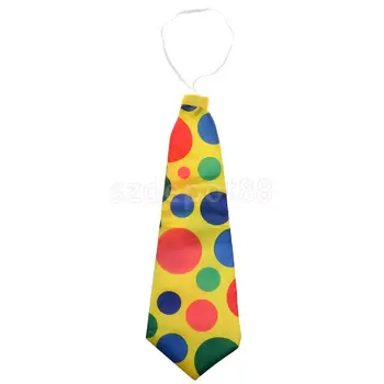 

Funky Jumbo Polka Dots Necktie Clown Jester Fancy Dress Party Carnival Tie
