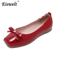 EISWELT/сезон: весна–лето Женские туфли-лодочки квадратный носок с бантом женские модные женская обувь твердые бабочка узел Женские туфли-лодочки