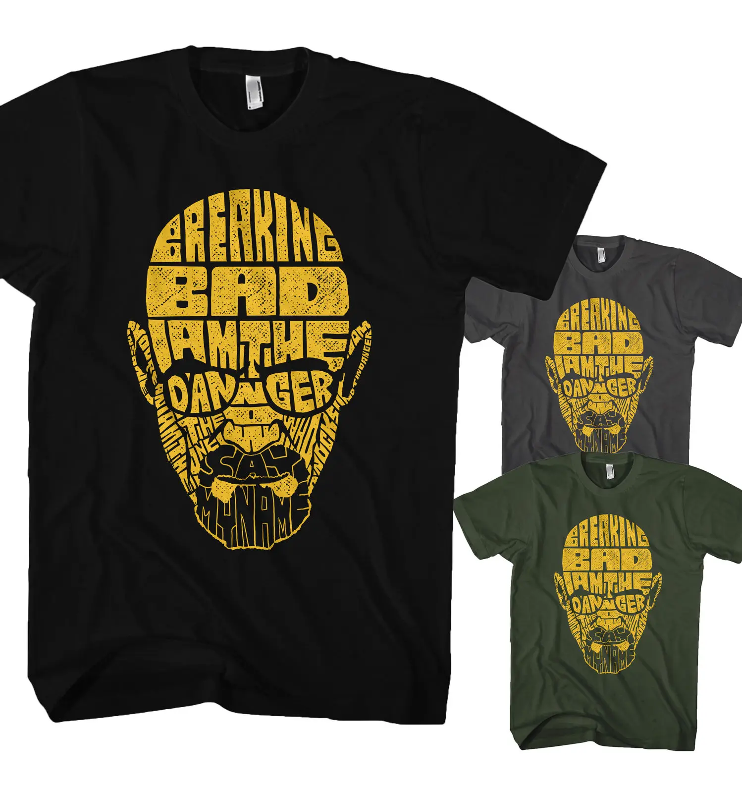 Мужская футболка с принтом Walter White Text Art Crystal Breaking Bad Heisenberg Neu модная 2019|Футболки| |