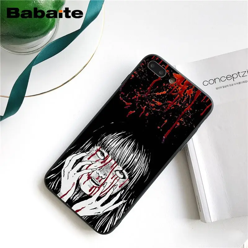 Babaite Junji Ito футболки ужас чехол для телефона для iphone 11 Pro 11Pro Max 8 7 6 6S Plus X XS MAX 5 5S SE XR - Цвет: A5