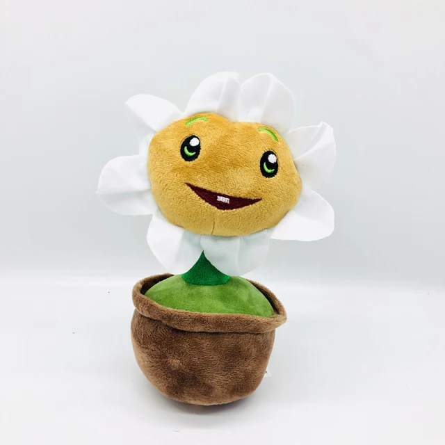 1pcs 20cm Plants vs Zombies Plush Stuffed Toys PVZ Zombies Flower Pot