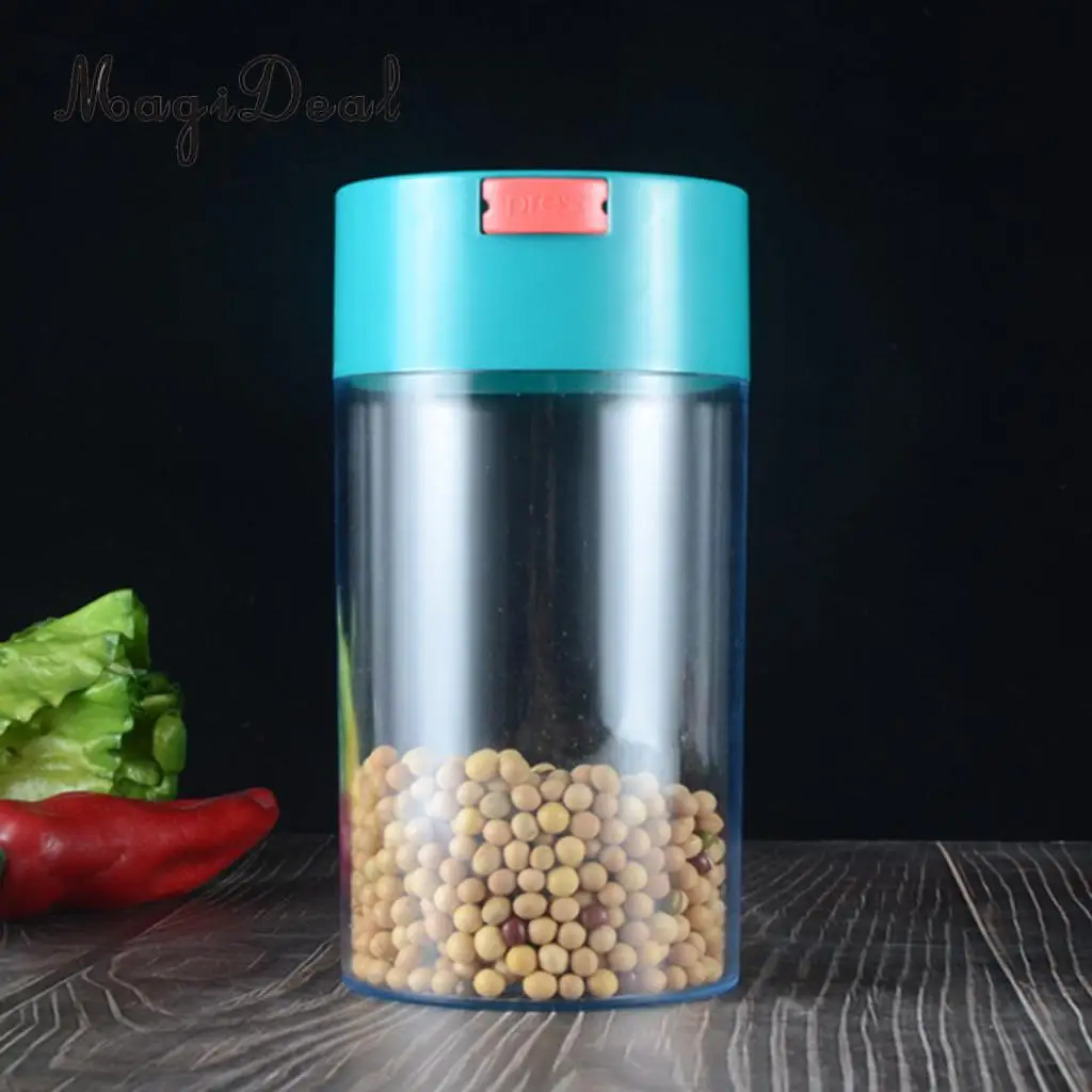 Vacuum Sealed Storage Jar Can Container for Coffee Beans, Tea and Dry Goods