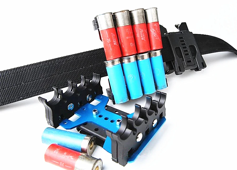 TB-FMA Hunting Shooting Shotshell Carrier Holder 8Q Black Red for IPSC USPSA IDPA Competition Shooting Fixed Belt Loop Free Ship