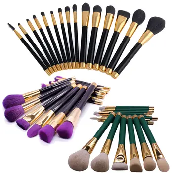 

Vanderlife Pro 15Pcs Makeup Brushes Set Cosmetics Kit Eye Shadow Foundation Powder Concealer Face Brush Blender Blending Tools
