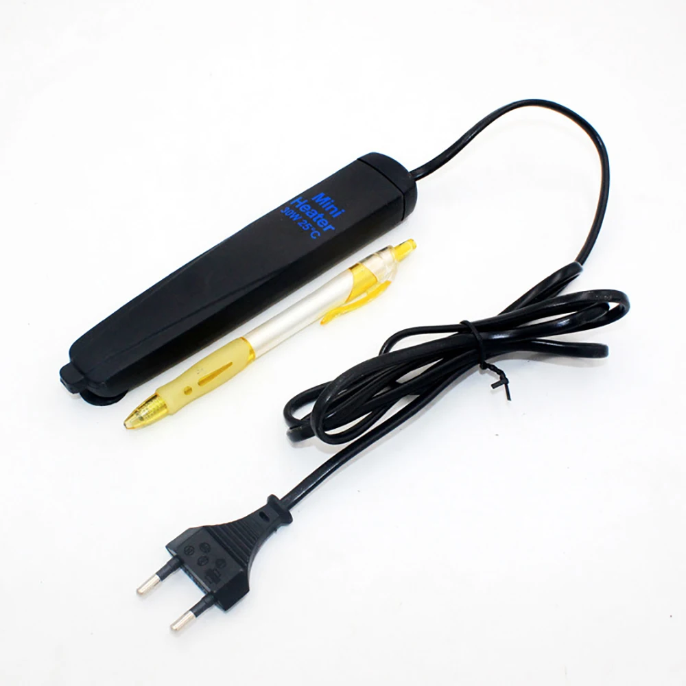

220V EU Plug Plug Mini Heating Rod Carbon Fiber Thermoelectric Stick Heater Submersible for Aquarium Fish Tank