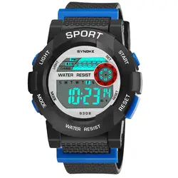 Aimecor электронные детские часы для мальчиков студенческие водонепроницаемые спортивные часы светодиодный цифровые наручные часы с
