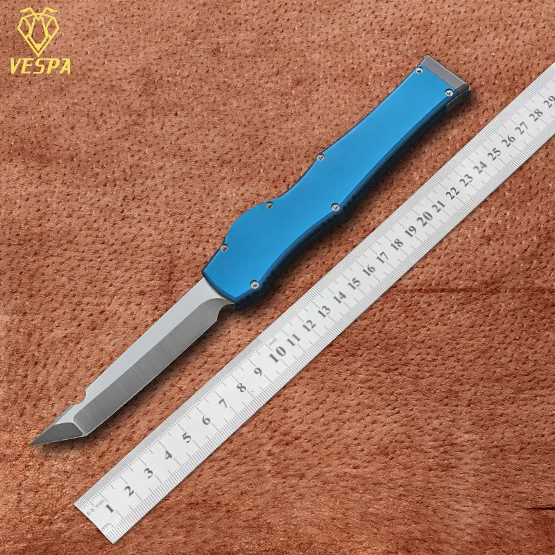 

VESPA Version VI Knife Blade:M390(Satin) Handle:Aluminum+TC4,Outdoor camping survival hunting fruit Knives EDC tools