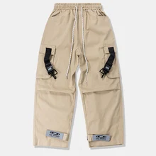 HFNF Loose Fit Elastic Waist Cargo Pants Street Ankle Banded Pants Large Pockets Casual Pants Fashion Cargo Pants HFNF Loose Fit Elastic Waist Cargo Pants Street Ankle Banded Pants Large Pockets Casual Pants Fashion Cargo Pants