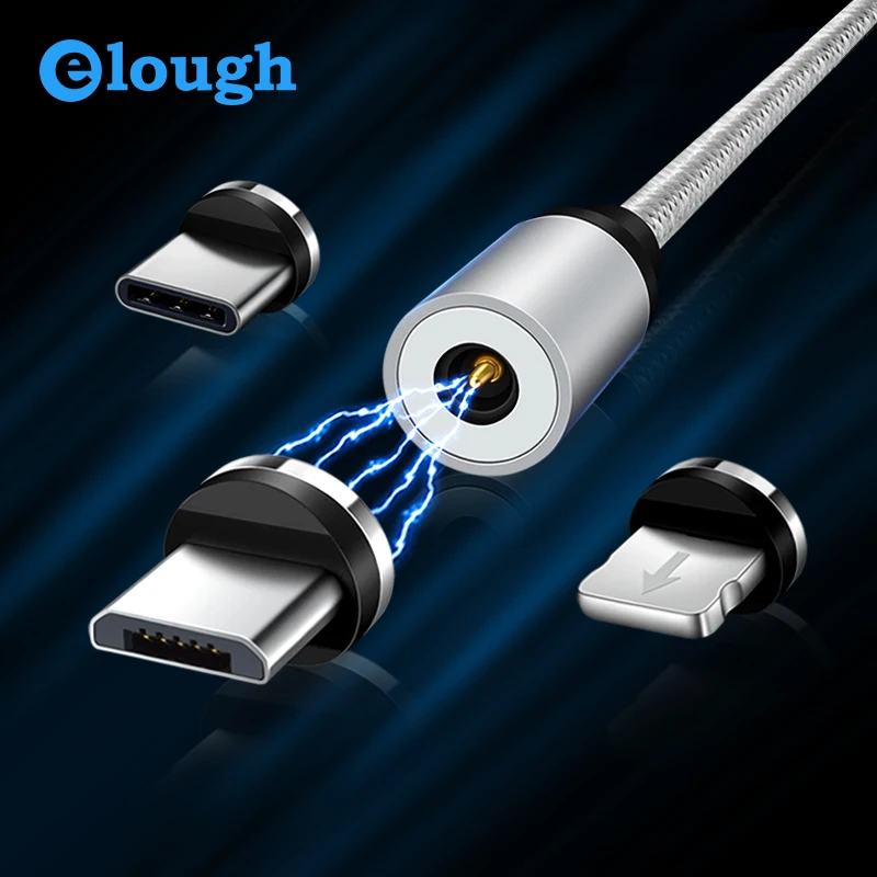 

Elough E360 Magnetic charging USB Cable for iPhone xr Cable Micro USB cable USB Type C Cable Fast magnetic charger for Samsung9