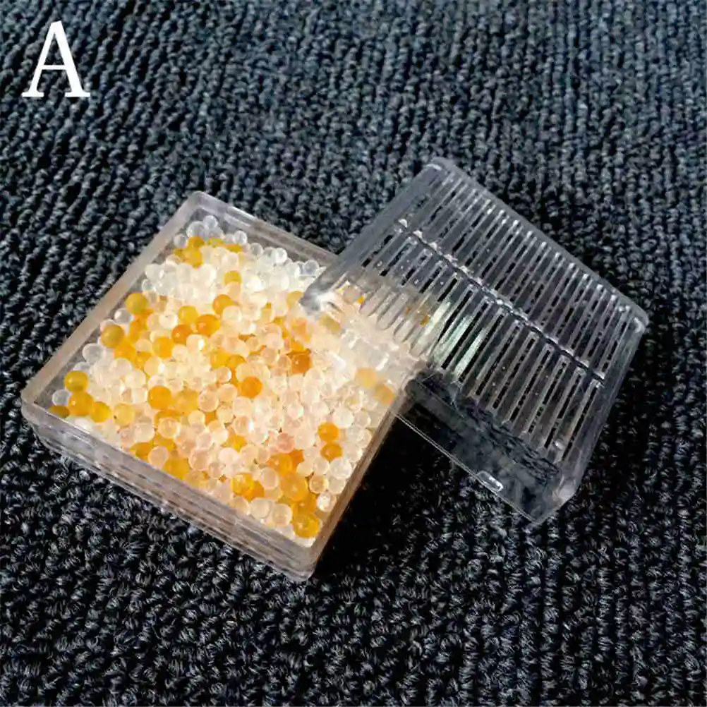 Silica Gel Box 1pc Reusable White Orange blue Silicagel Moisture
