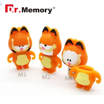 

Garfield Cat Usb Flash Drive Funny Pen Drive Cartoon Usb Sticks Mini Pendrive 2G 4G 8G U Disk 16G Flash Card Cut cat Thumbdrive