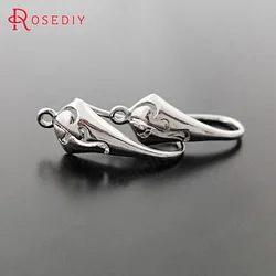 (28921)Diy Jewelry Accessories,height 19MM Imitation Rhodium Copper Earring hook 10PCS (28921)Diy Jewelry Accessories,height 19MM Imitation Rhodium Copper Earring hook 10PCS