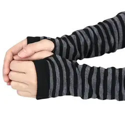 2019 Новинка зимы запястья рука теплые, вязаные длинные перчатки без пальцев митенки Для мужчин Для женщин перчатки падение покупка #30