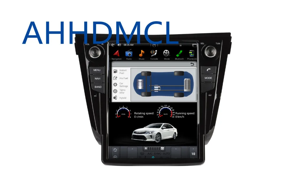 Sale Car PC PAD Tesla Style Multimedia Player Android 7.1 GPS For Nissan X-Trail 2013 2014 2015 2016 Qashqai 2016 2017 2018 Auto A/C 3