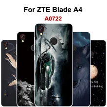 Модный мягкий силиконовый чехол для телефона s для zte Blade A4, чехол с рисунком, прозрачный чехол для zte Blade A4 A 4, чехол для A0722