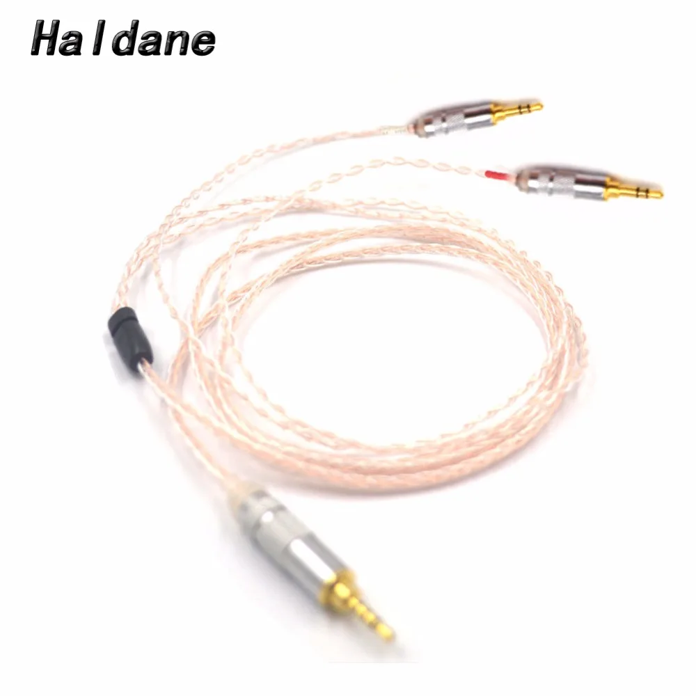 

Free Shipping Haldane 3.5/2.5/4.4 Balanced 8core Litz braid Headphone Upgrade Cable for MDR-Z7 Z7M2 MDR-Z1R D600 D7100 Headphone