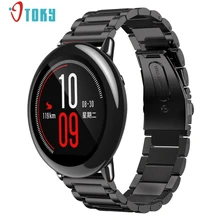 Excellente Qualité de Remplacement En Acier Inoxydable Bracelet Intelligent Montre De Luxe De Luxe de Courroie De Bande Pour Xiaomi Huami Amazfit A1602