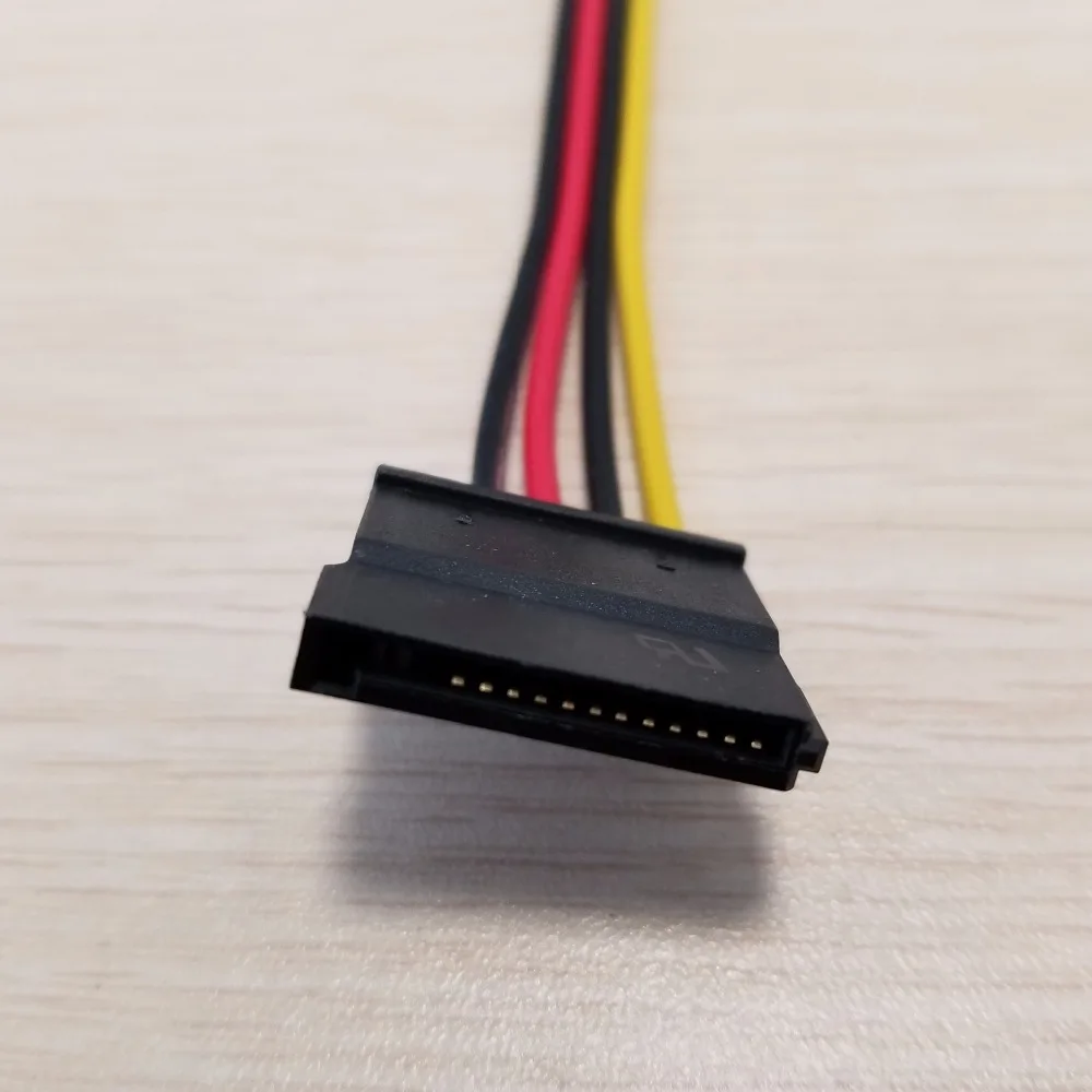 100 قطعة/الوحدة 4Pin FDD مرن الذكور إلى 15Pin SATA الإناث محول تحويل القرص الصلب كابل الطاقة 20 سنتيمتر 100 قطعة/الوحدة 4Pin FDD مرن الذكور إلى 15Pin SATA الإناث محول تحويل القرص الصلب كابل الطاقة 20 سنتيمتر