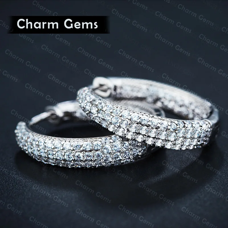 

2018 New Sale Fashion jewelry 925 silver Earrings Christmas Crystals From for Swarovski OPAL Earrings for Woman