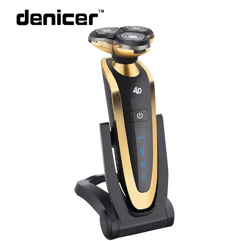 New Electric Hair Shaver 3 or 5 heads Razor Seat Rechargeable Multi