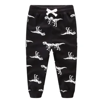 

Jumping meters kids trousers pants with dinosaurs boys sweatpants full length autumn spring children sweatpants 2-7T boys pants