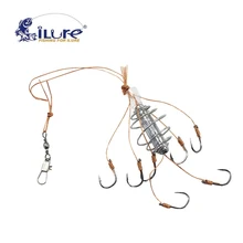 ILure 4 шт./партия рыболовные крючки для ловли карпа, аксессуары для рыболовных снастей