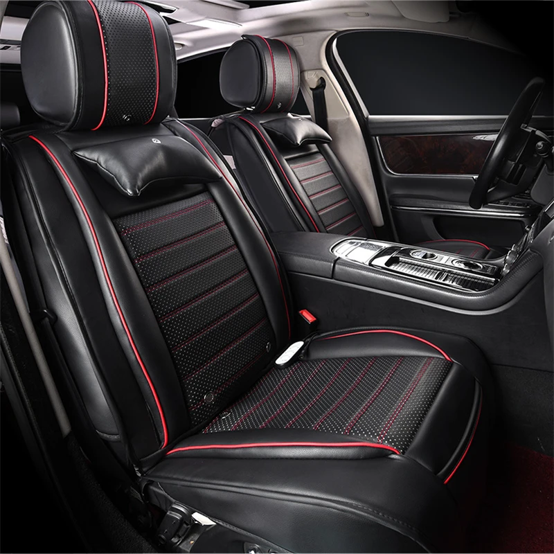 Massage Vent Heat Perforated Leather Seat Covers for Buick Enclave Encore Envision LaCrosse