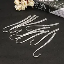 Kicute 10 шт./упак. цветочным покрытием линии Винтаж металл закладки старинное серебро бронза подарок для книг, офисные школьные принадлежности, блокноты