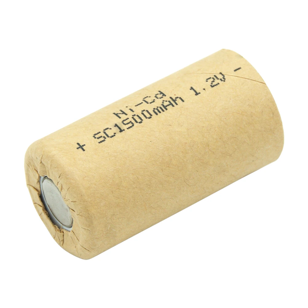 NiCd NI CD SC 1 2 v аккумуляторные батареи 1500mah Power Tool с уровнем разряда 10C