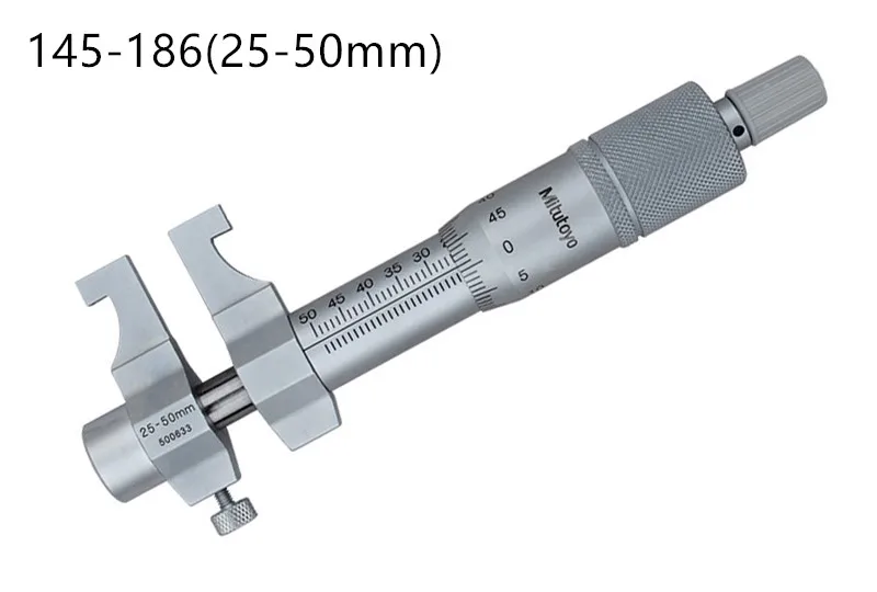 Внутренний микрометр Mitutoyo 145-185 145-186 Микрометры винтовой манометр 5-30/25-50 мм 0,01 мм метрический внутренний 1 шт