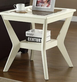 The sofa side table. The sitting room is real wood small tea table. Toughened glass telephone table of small square table.