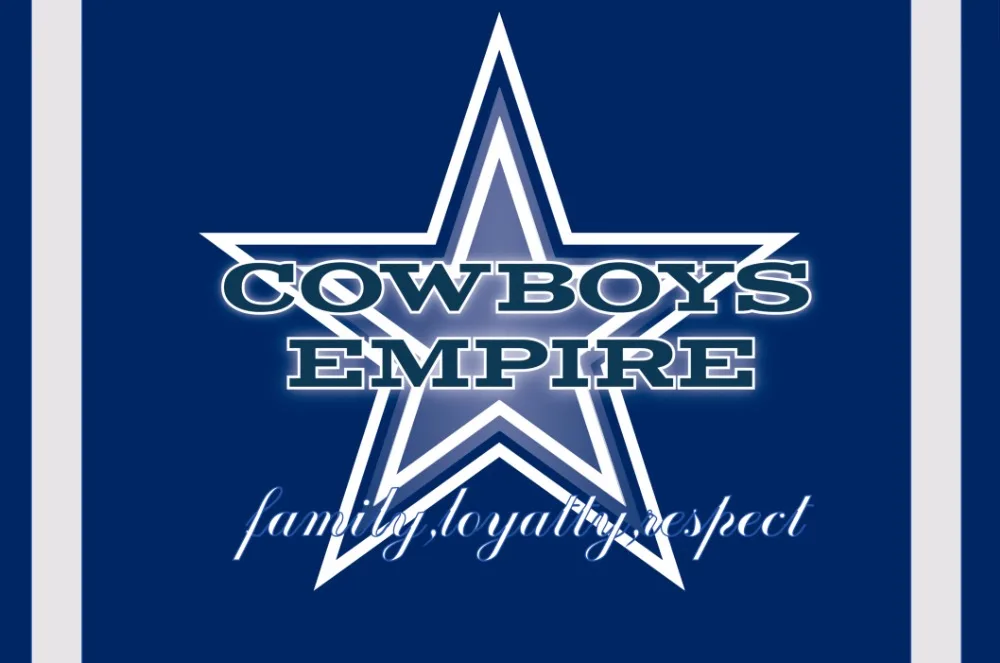 dallas cowboys logo flag 3ftx5ft banner 100d polyester flag metal