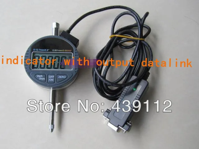 

12.7mm 0.001mm Micron electronic indicator digital dial indicator with output datalink with RS232 (9holes) data output