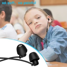 GOOJODOQ для Redmi Note, usb type C/3,5 мм, наушники в ухо, мягкая гарнитура, наушники для сна с микрофоном, наушники для iphone 8