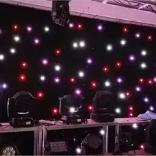 RGBW будка диджея 3*6 м DMX покрывало со светодиодными лампами с контроллером