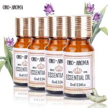 Известный бренд oroaroma Вишневое цветение чайное дерево Лотос Лаванда масла пакет для ароматерапии массаж спа ванна 10 мл* 4