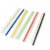 10PCS 40Pin 1x40P Male Breakable Pin Header Strip 2.54mm Long Blue Red White Green Yellow Connector 5 Colors Hot Sale ► Photo 2/5