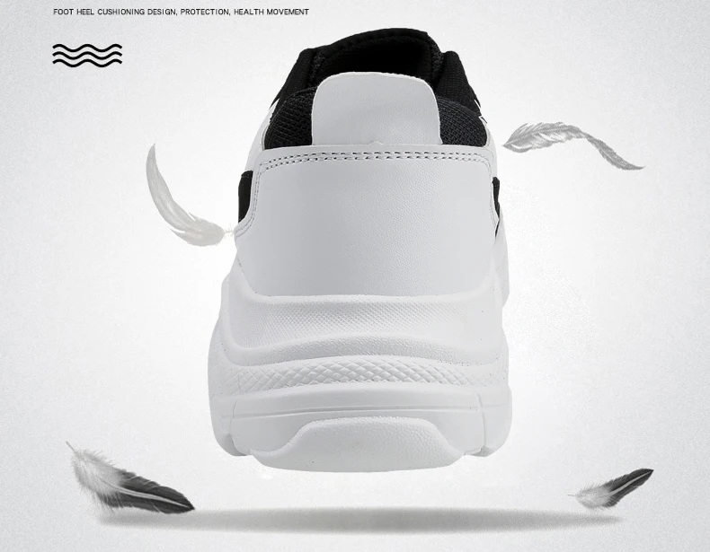 Men's Casual Shoes Chunky Sneakers' Platform Breathable Shoes Men Sneakers Classic White Trainers Sneakers With Platform Spring (12)