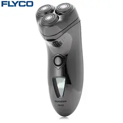 Flyco FS352 3D плавающие вращаясь бритвы Перезаряжаемые Электрический Бритвы с тройной трек вогнутой Фольга ЖК-дисплей Экран