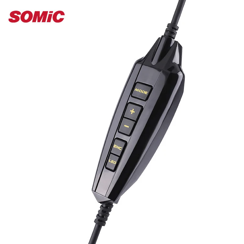  SOMIC G936 USB Wired Gaming Headphone 7.1Virtual with Microphone Headsets for PC for PS4 ENC Noise 