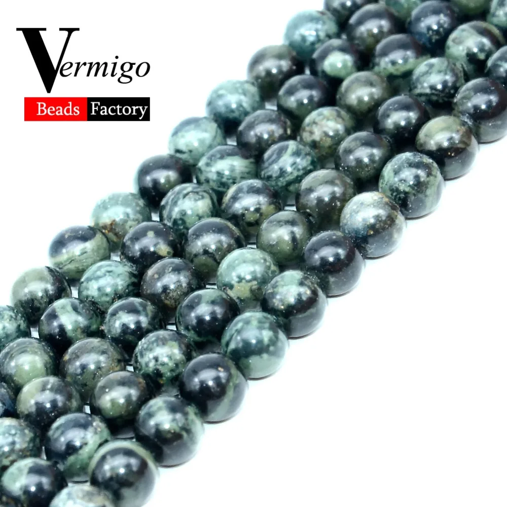 

Natural Stone Beads Rhyolite Jaspers Round Loose Beads For Jewelry Making 6 8 10mm Diy Bracelet Necklace Spacer Pearl Beads 15'